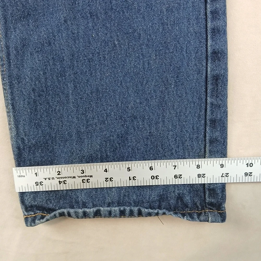 Levis 527 33x30 Mens Jeans Bootcut Cowboy **Actual 32x28 ** Cool Fading FLAW‎